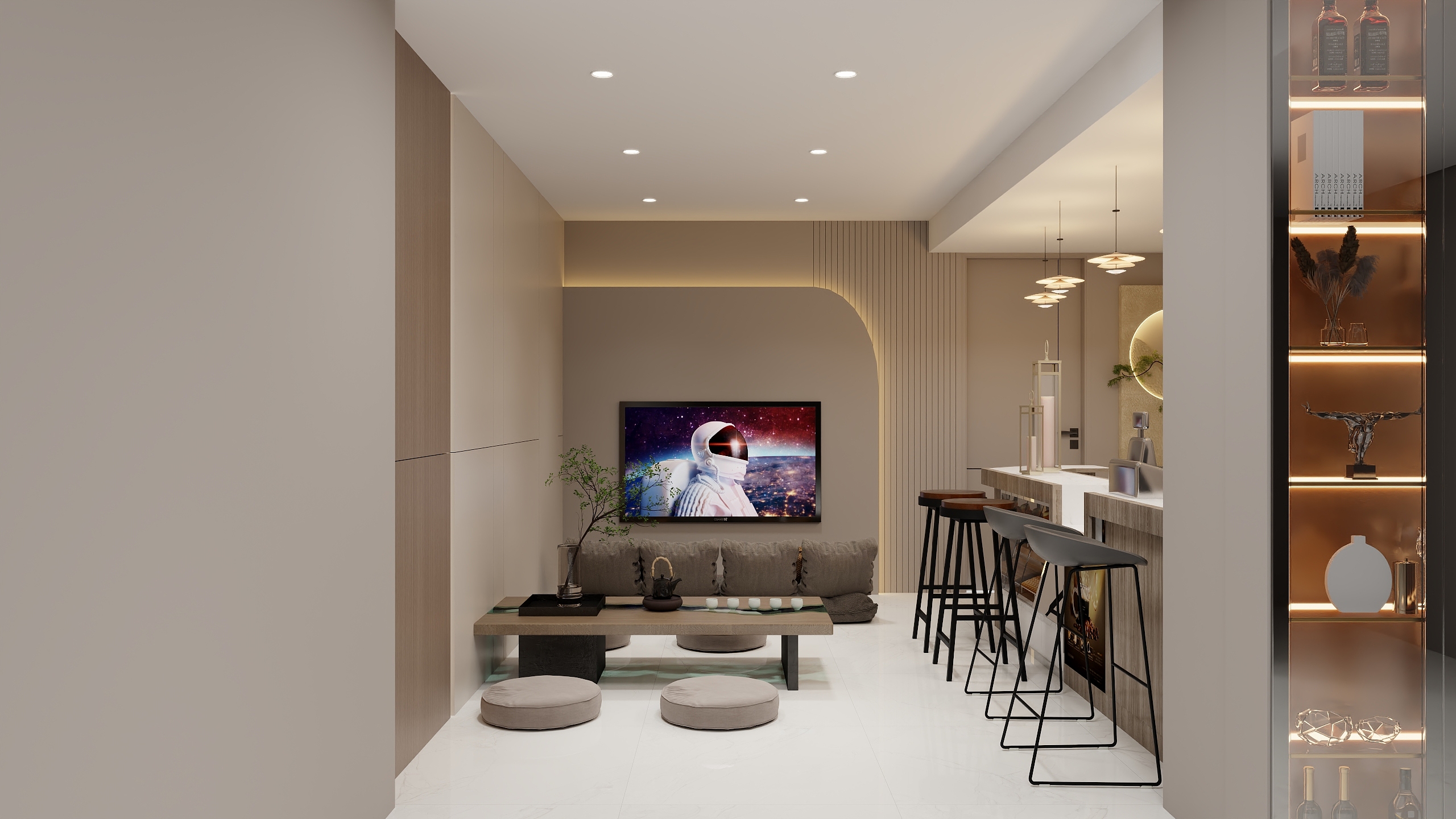 全案首席设计师-地下室酒吧-装修设计方案