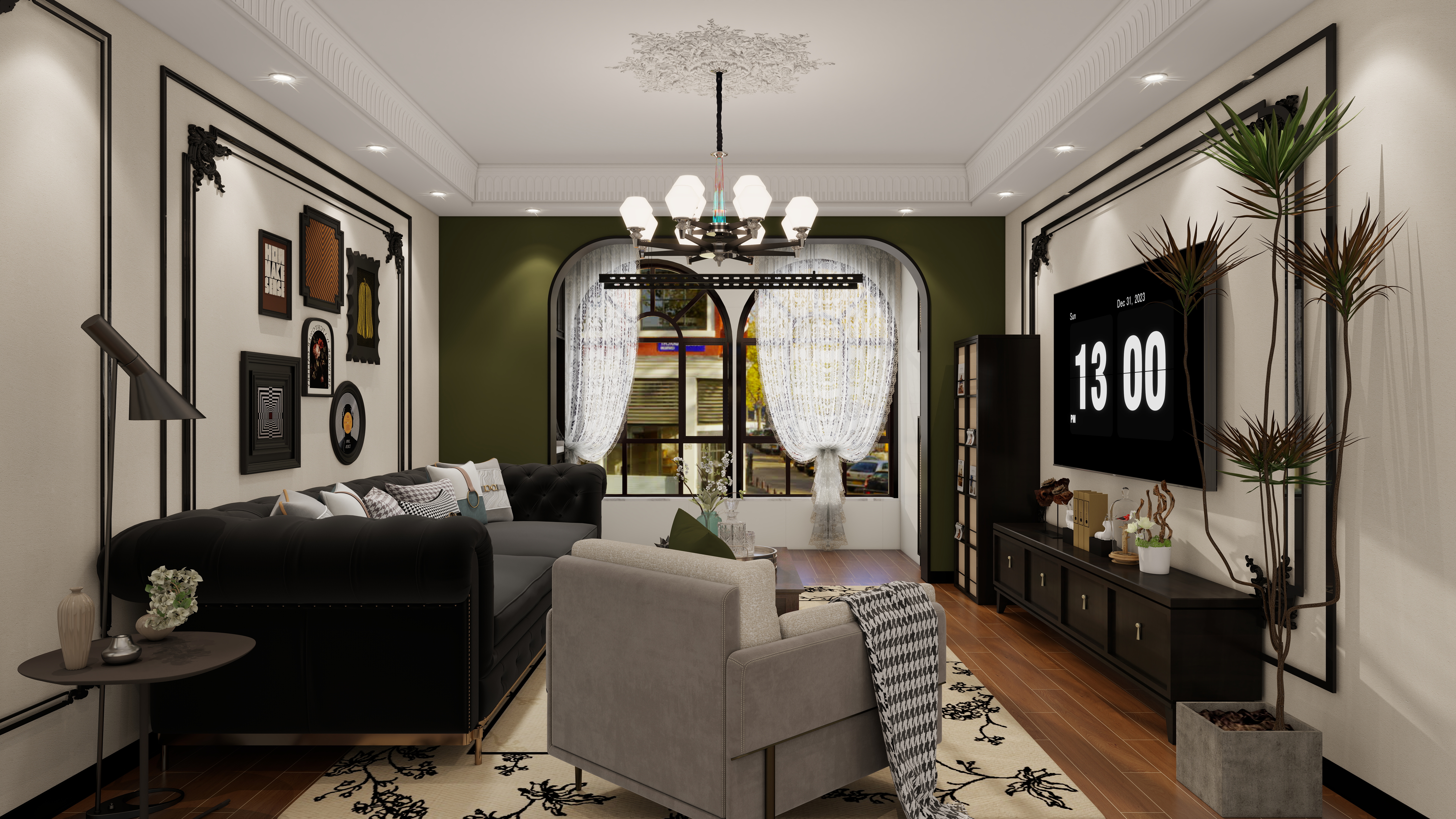 肆号花店-江景城116-装修设计方案