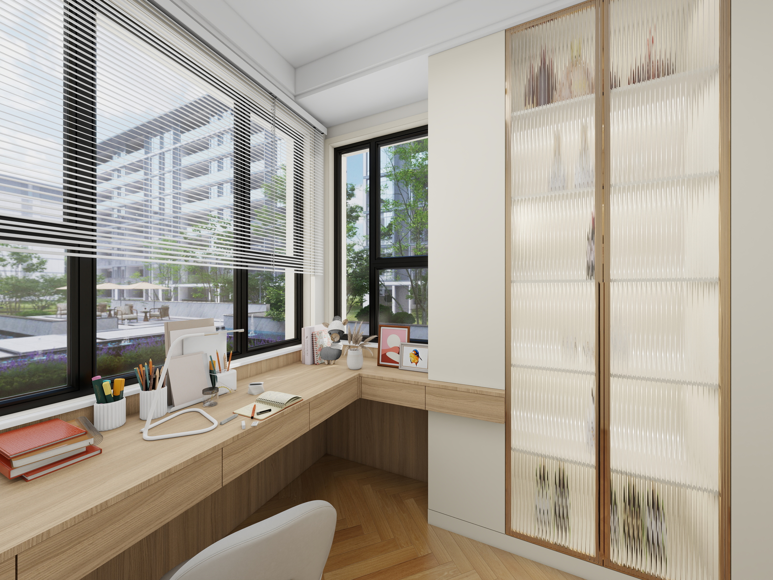 张晓斌-海德公园81㎡3室装修效果图