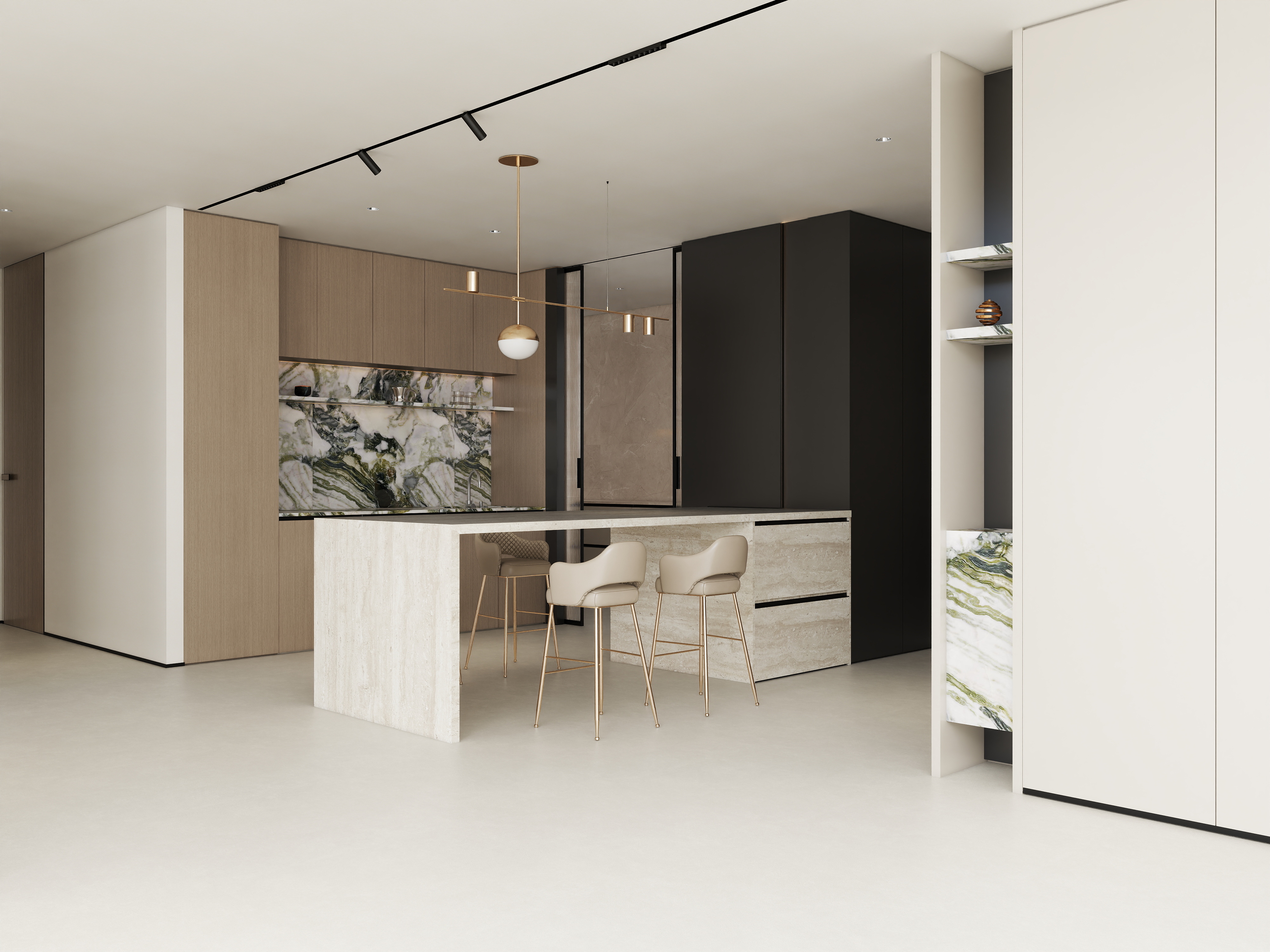 梁筑设计-《新加坡住宅》-360平-装修设计方案