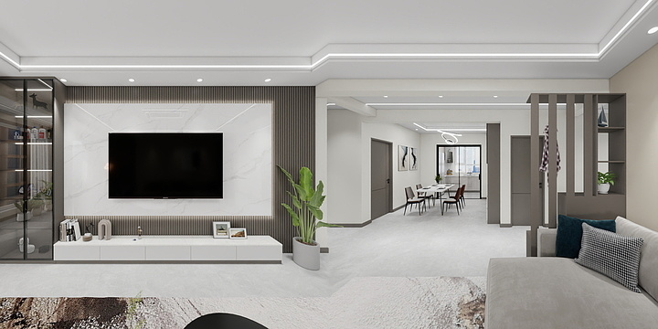 设计之路一p-顺祥家园  黑白灰-装修设计方案