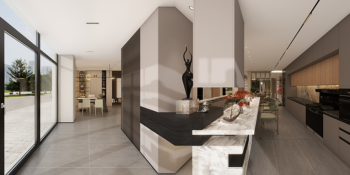 阿乐设计gmul-全屋定制展厅-装修设计方案