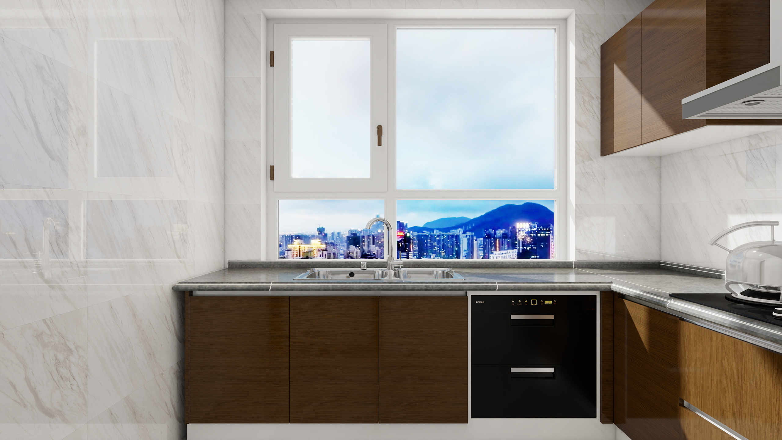 王敏-新中式108㎡2室装修效果图