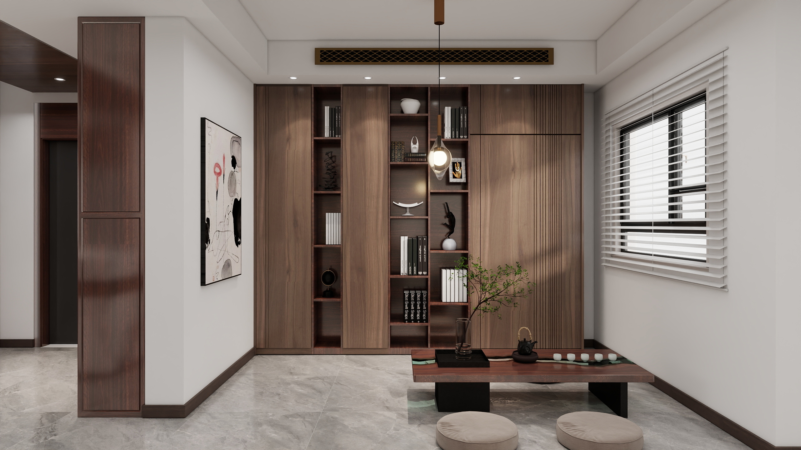 道思哲设计工作室莫工-东湖梓境台装修效果图