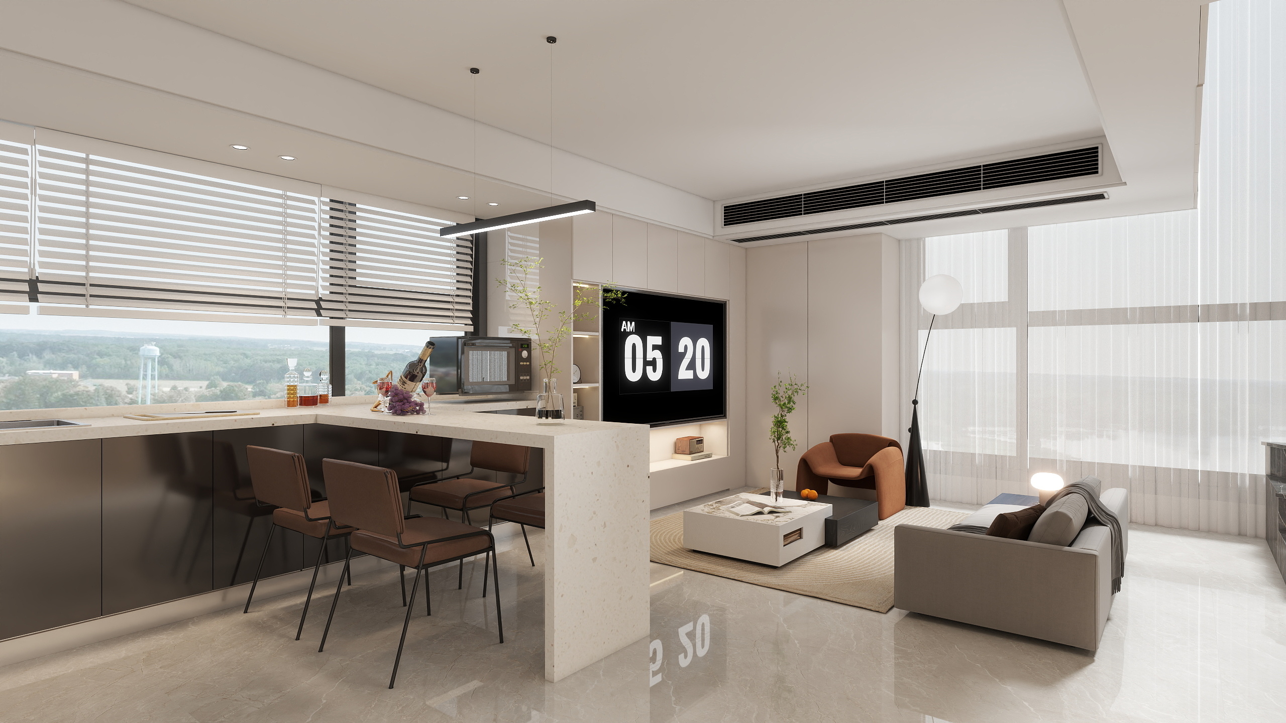 如斯1998-汇金国际公寓39㎡-装修设计方案