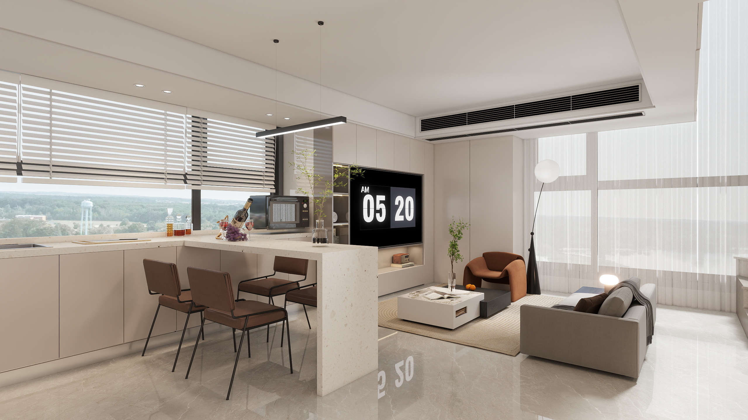 如斯1998-汇金公寓1417户45㎡-装修设计方案