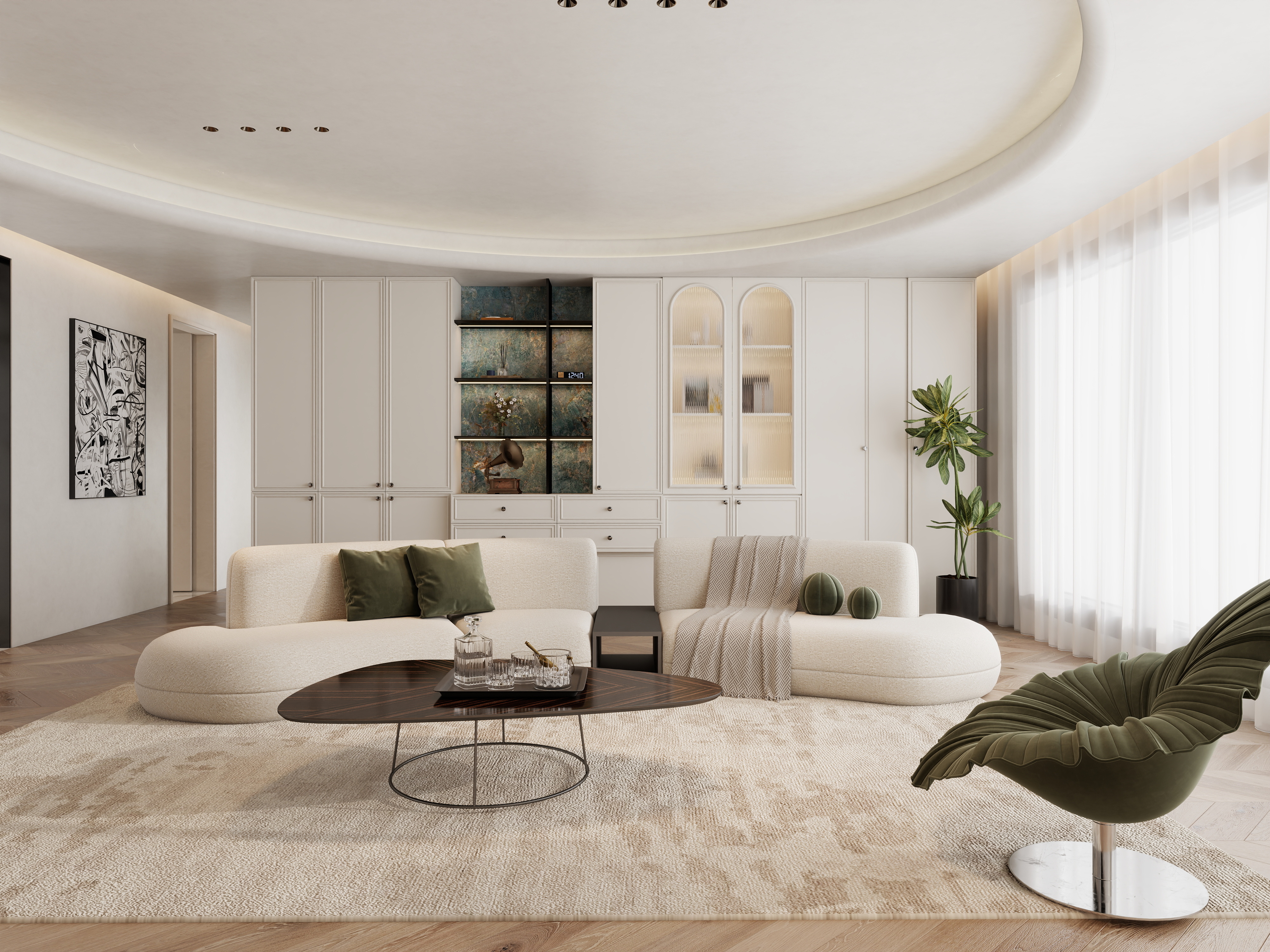 惠同学Designer-君越东湖178㎡（美式轻奢）-装修设计方案