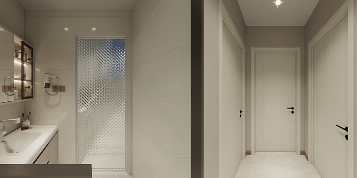 卷心菜-DS-汇智小区效果图-装修设计方案