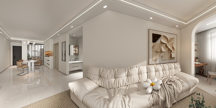 李腾飞717-现代两室-装修设计方案