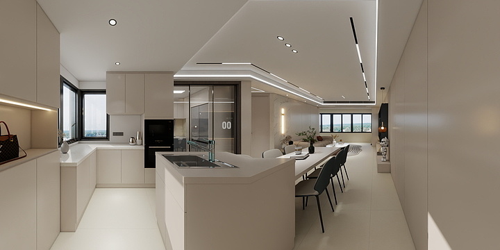 设计师姚13358523660-堂悦(B区)2#1701四房-现代风格-装修设计方案