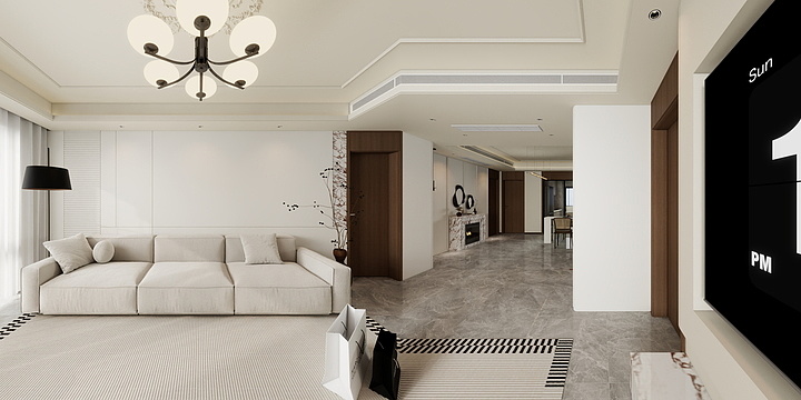 全案设计-陈强-混搭137㎡3室-装修设计方案