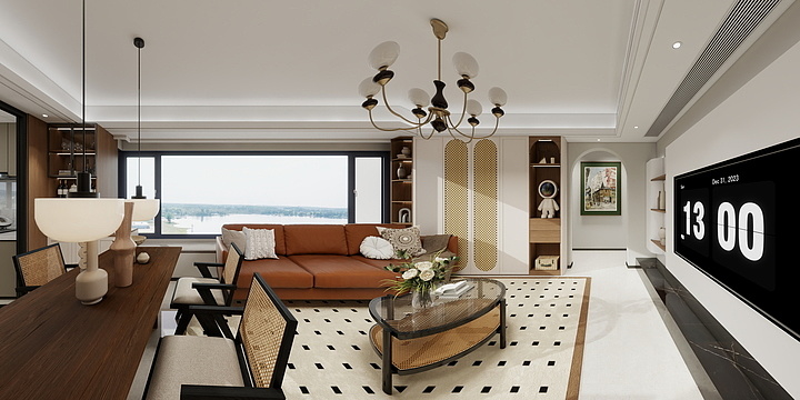 Baoyuwei-星遇光年府客厅方案改1-装修设计方案