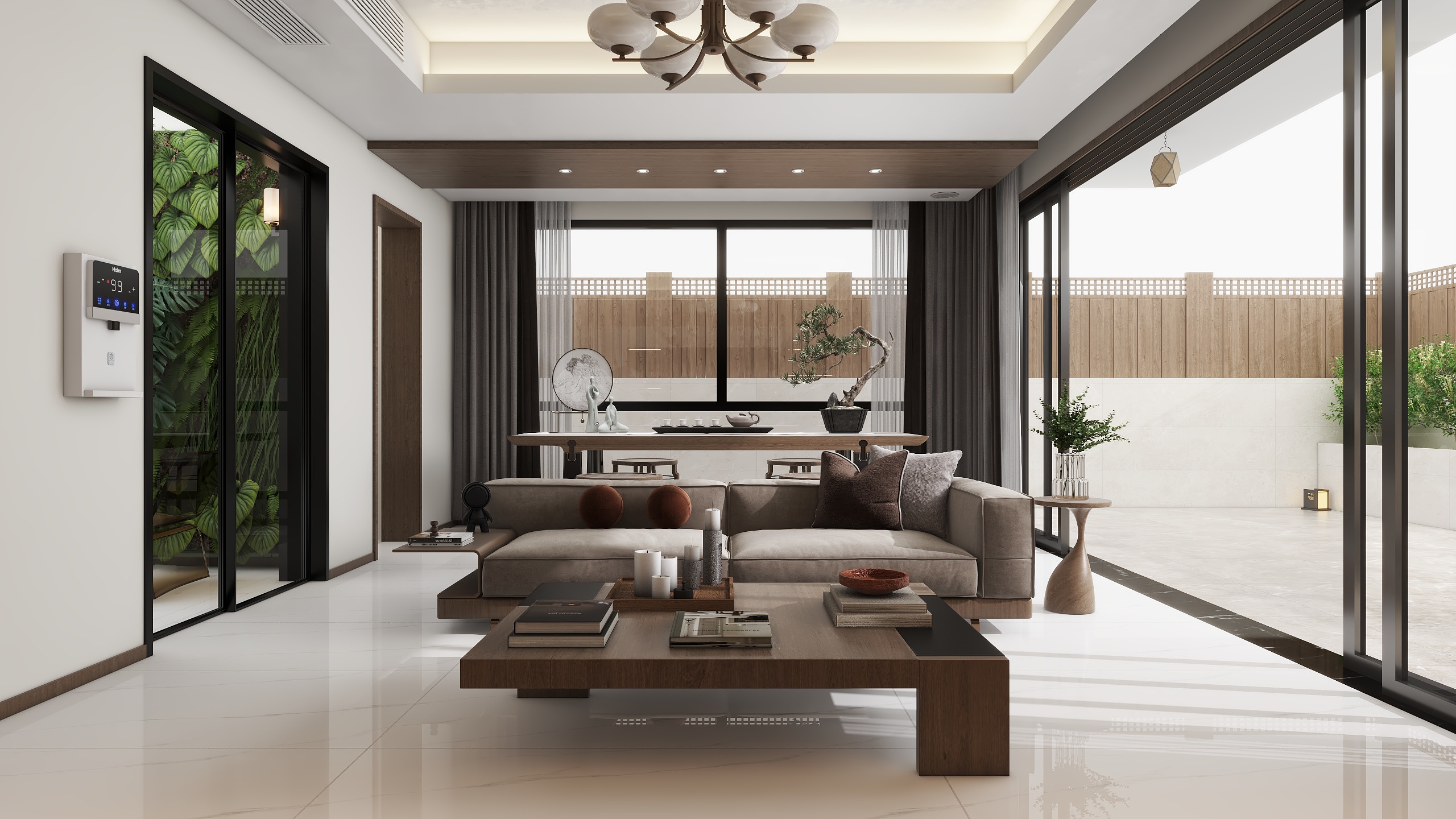 成爽-四川成都南城都汇汇智园（287平方现代中古风四居室）装修效果图