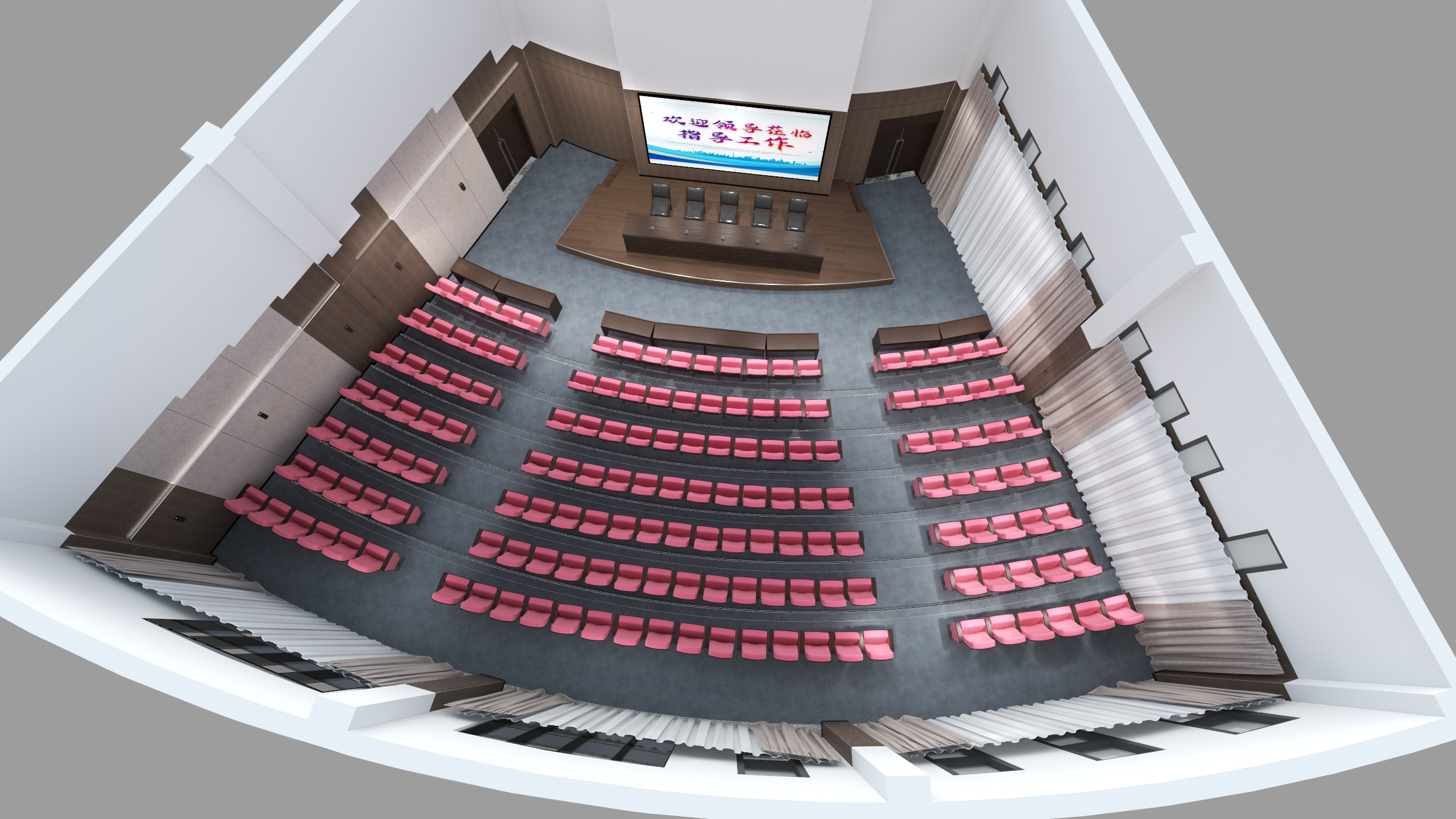 DesignEF-电大玉环校区报告厅-副本-副本-装修设计方案