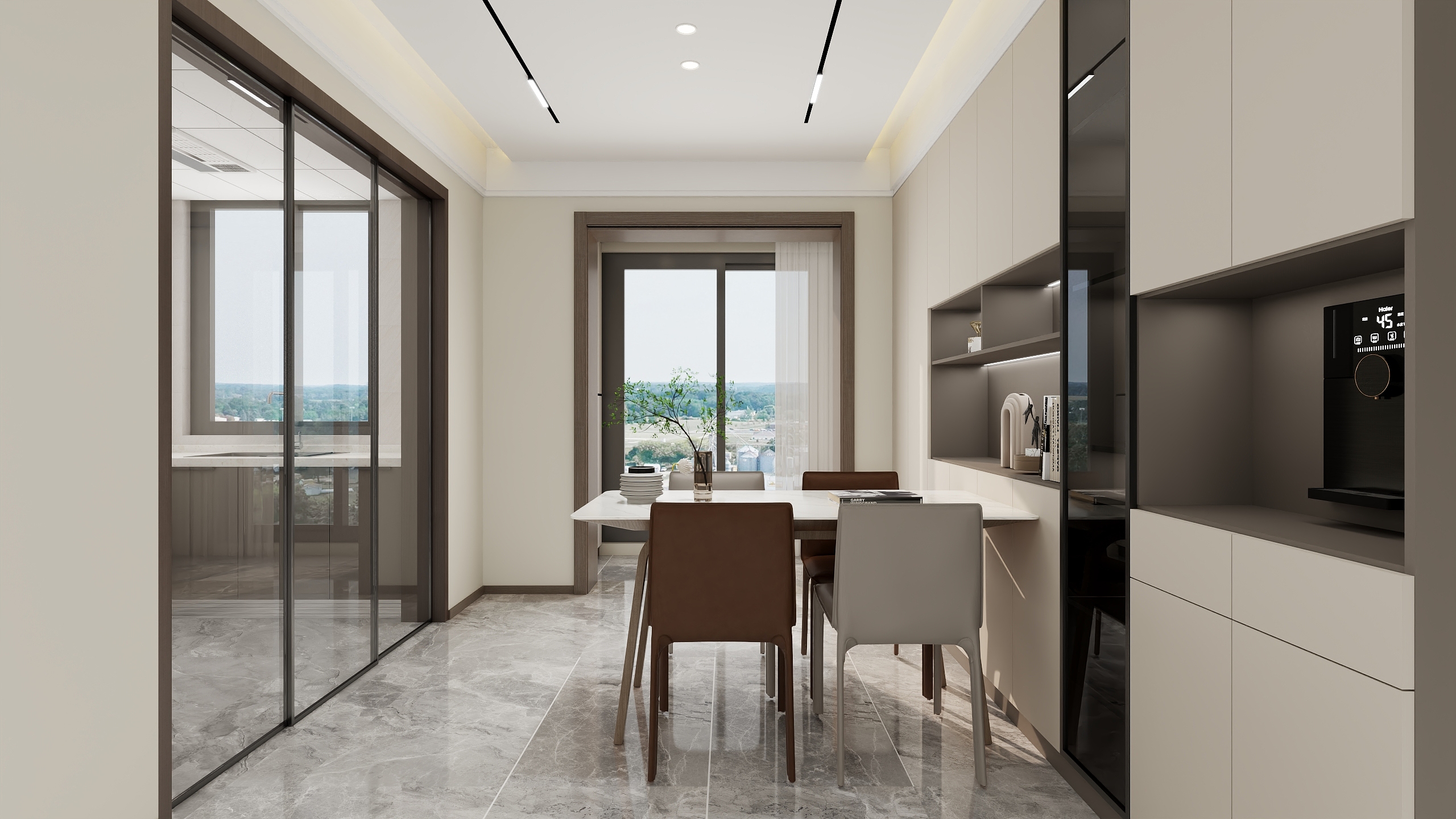 岳雯_-亿通壹世界三室两厅-装修设计方案