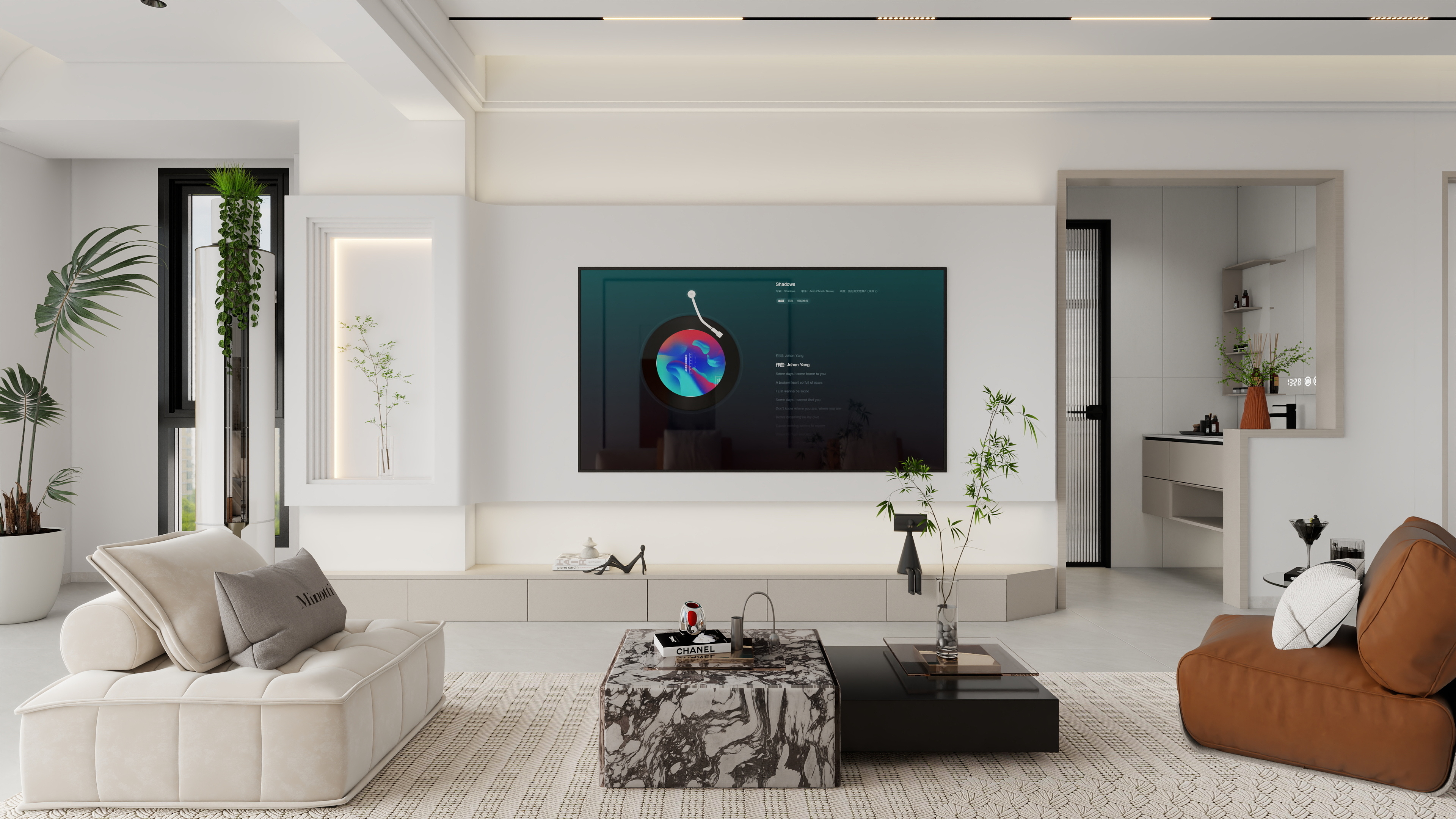 拾间捕手-现代简约4室-壹号院-装修设计方案