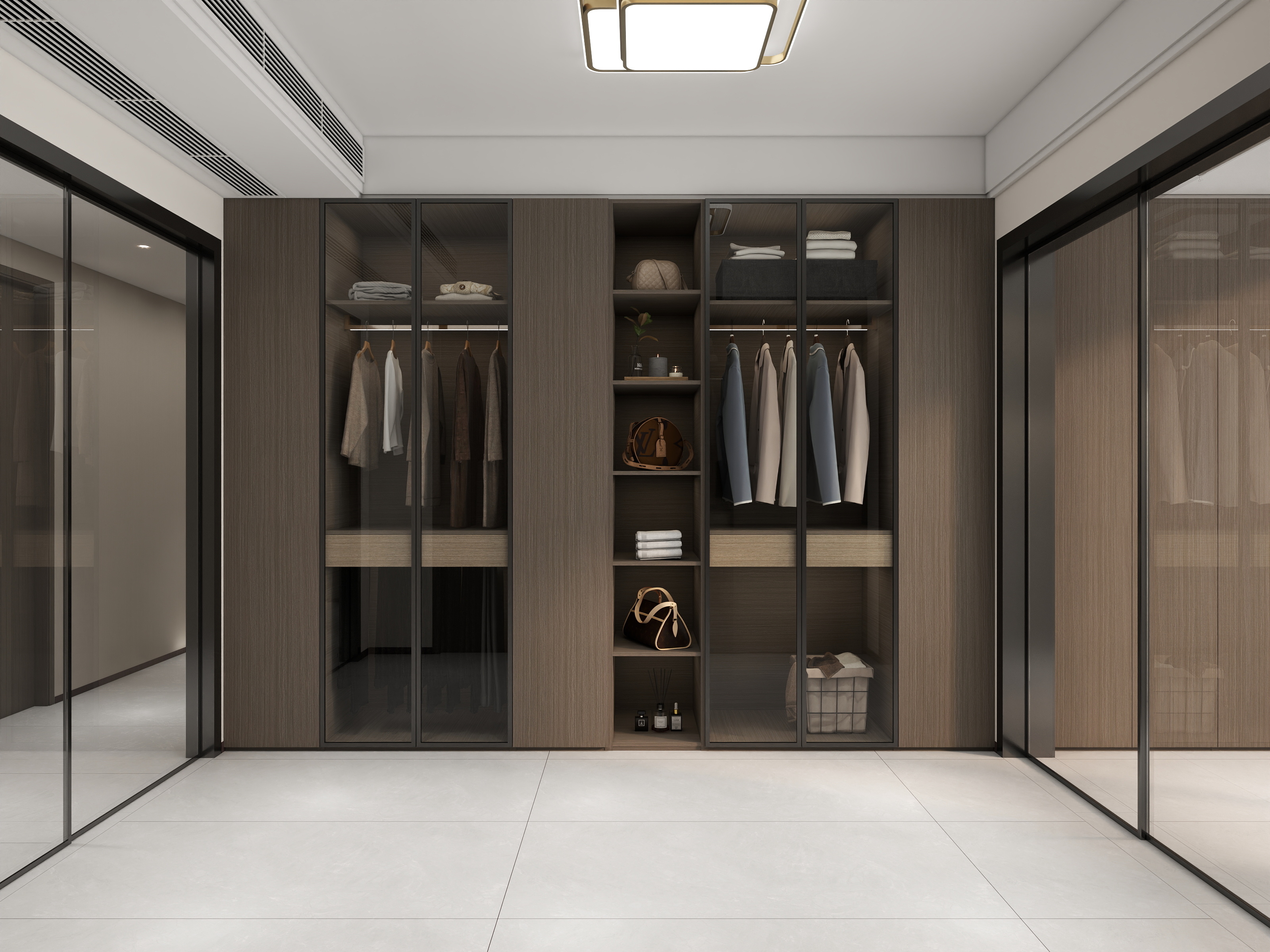 李青越-348方现代风格六居室装修效果图