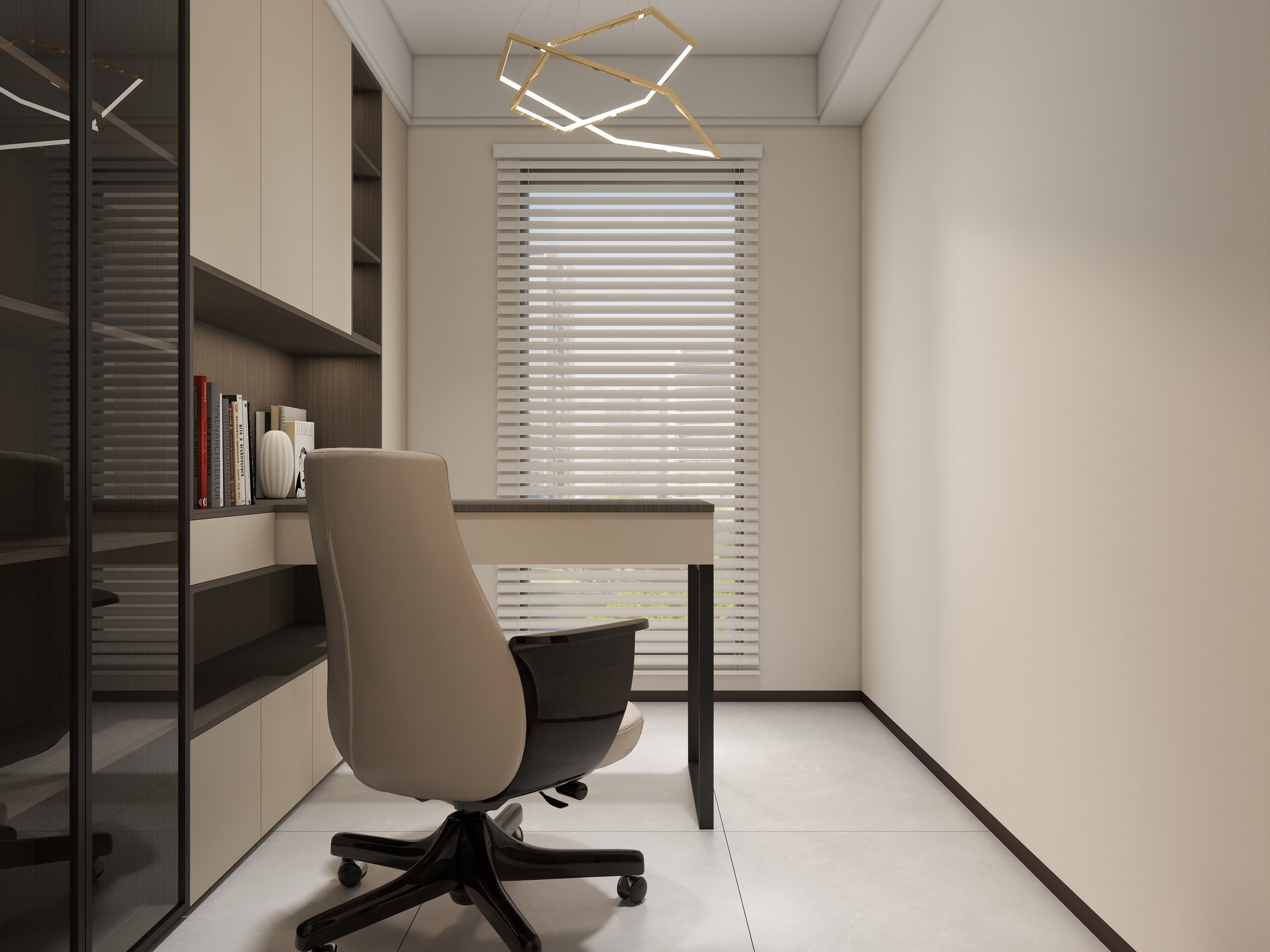 李青越-348方现代风格六居室装修效果图