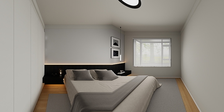 WENFENY- 绿洲茗馨公寓小套效果图-装修设计方案