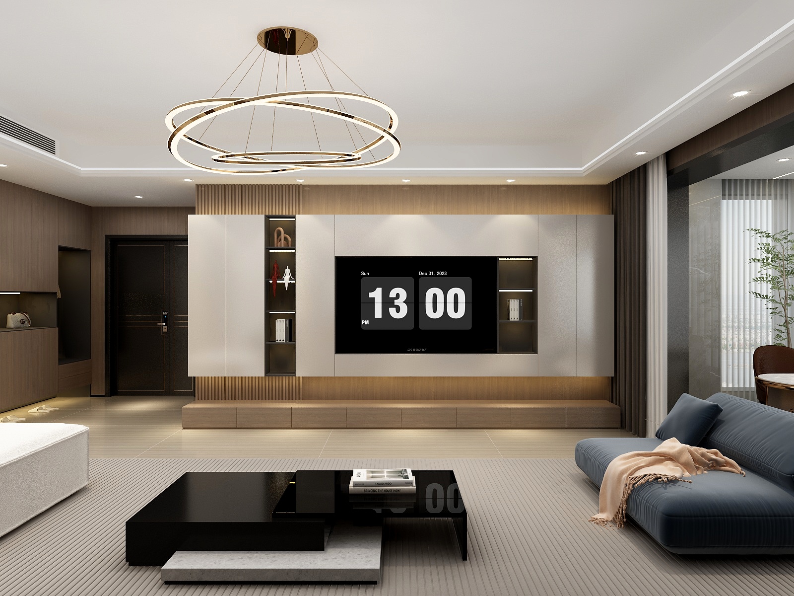 湛智华-港式轻奢203平4房装修效果图