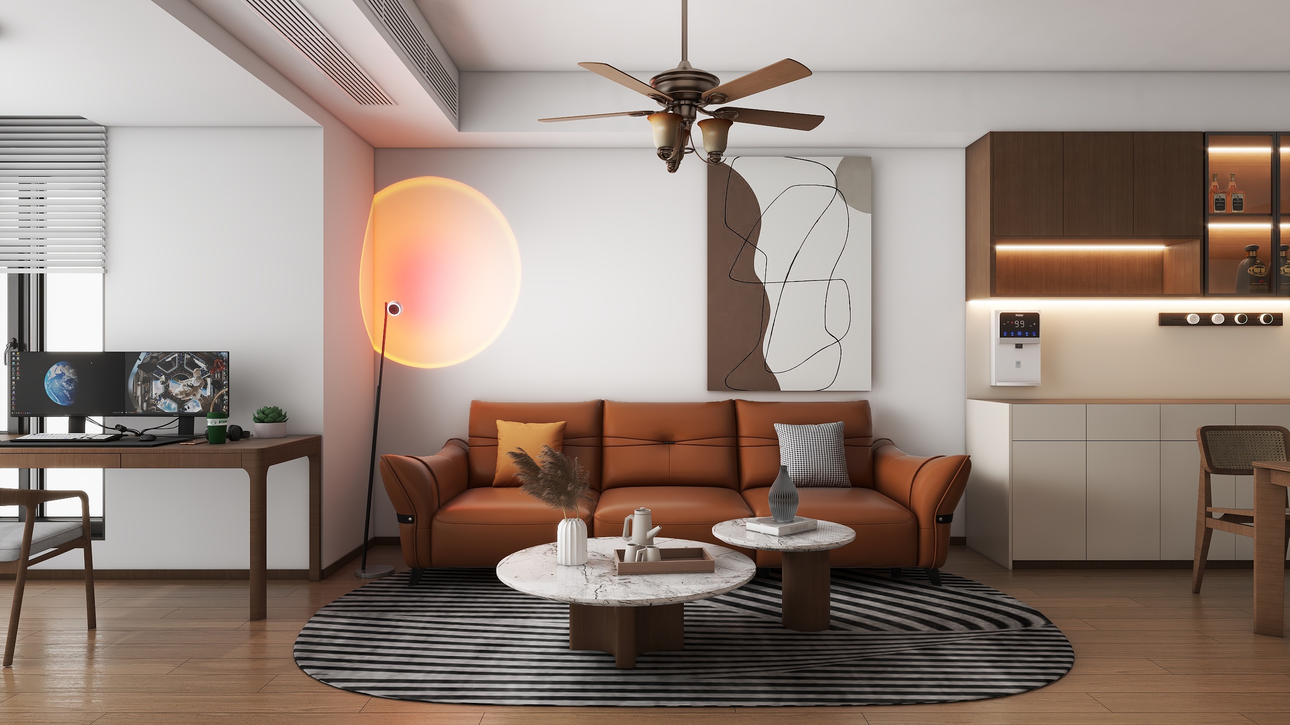 成爽-四川成都南城都汇汇智园(177平方现代简约四居室)装修效果图