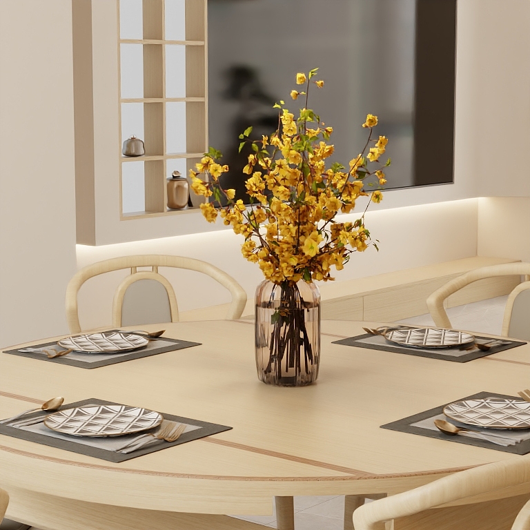 sunny-_--禅意新中式-浅色系装修效果图