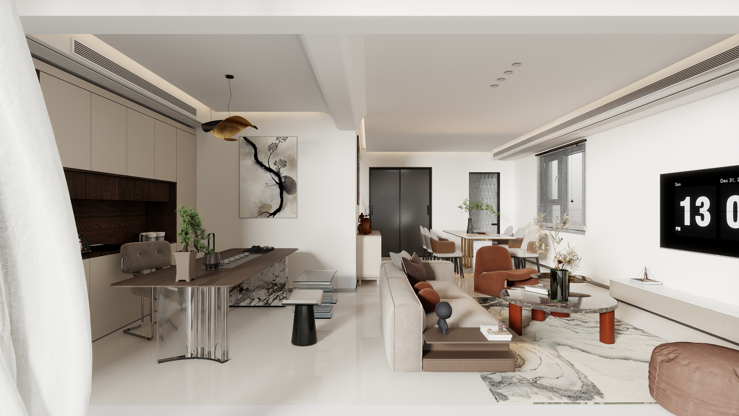 溪石文化-星曜名邸145平-装修设计方案