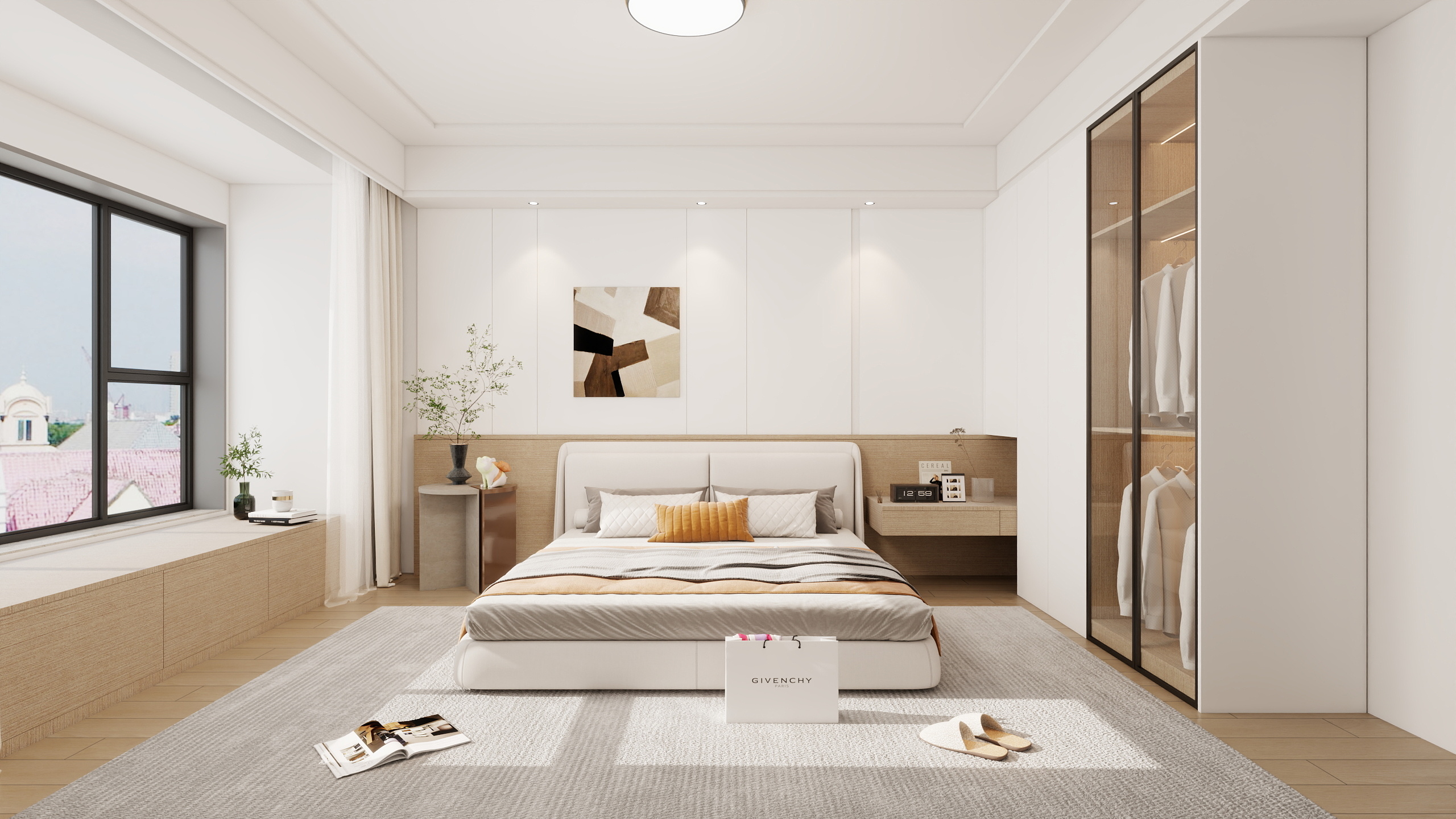 Lind.-D117-现代卧室-装修设计方案