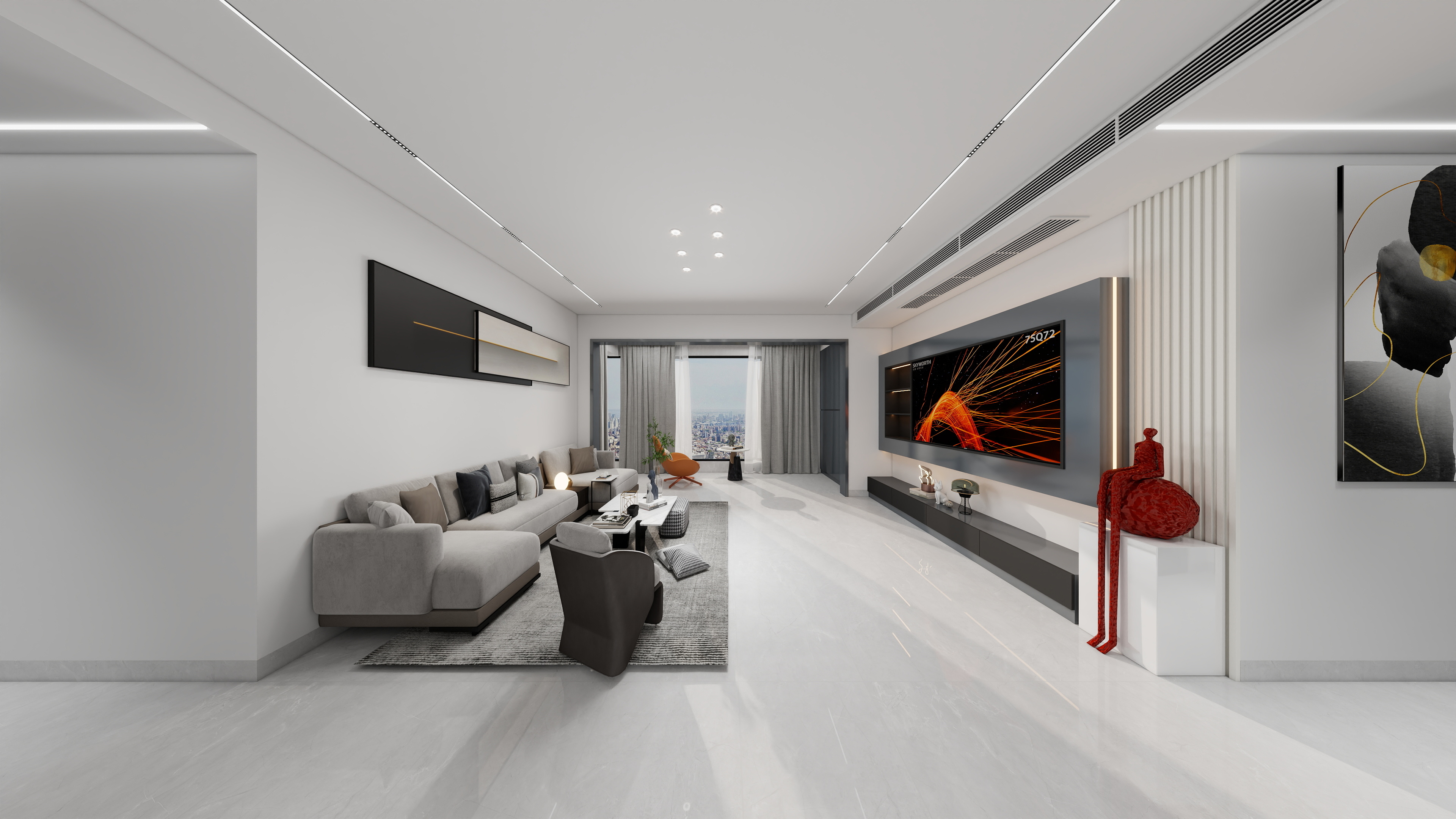 临泉正楷设计-135㎡4室-装修设计方案