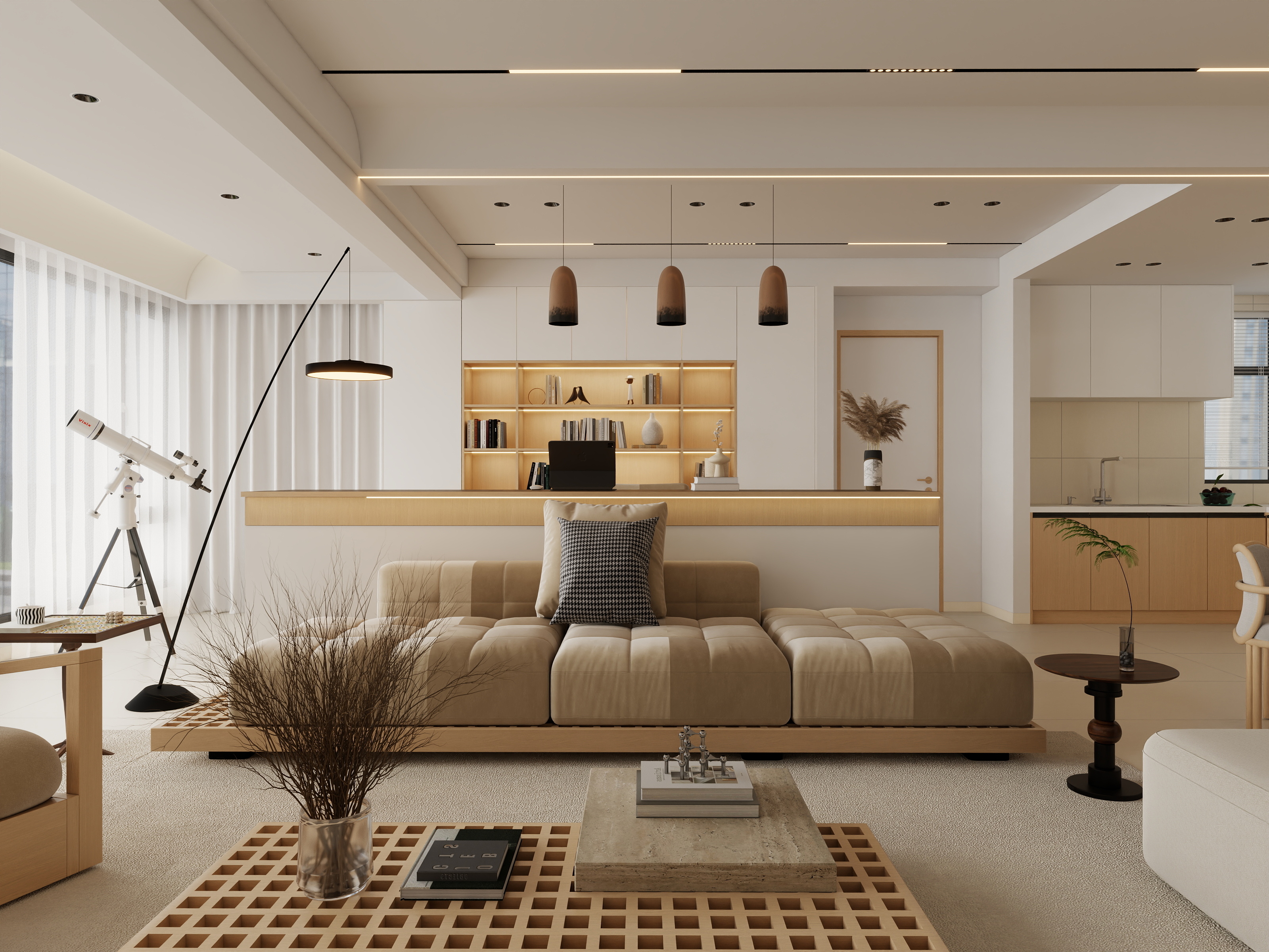 拾间捕手-原木风-壹号院12-303-装修设计方案