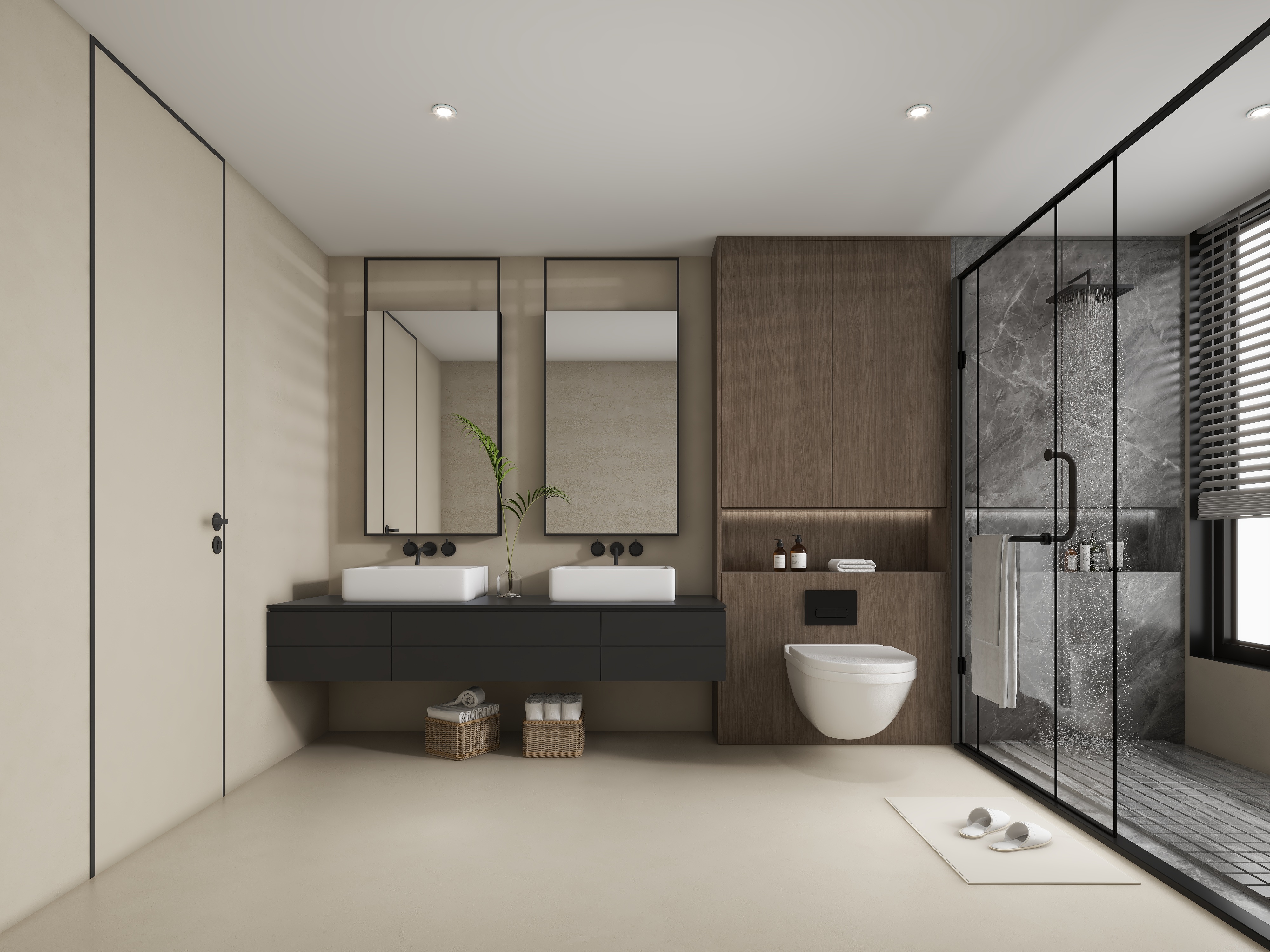 万严设计师-侘寂风卫生间115036252-装修设计方案