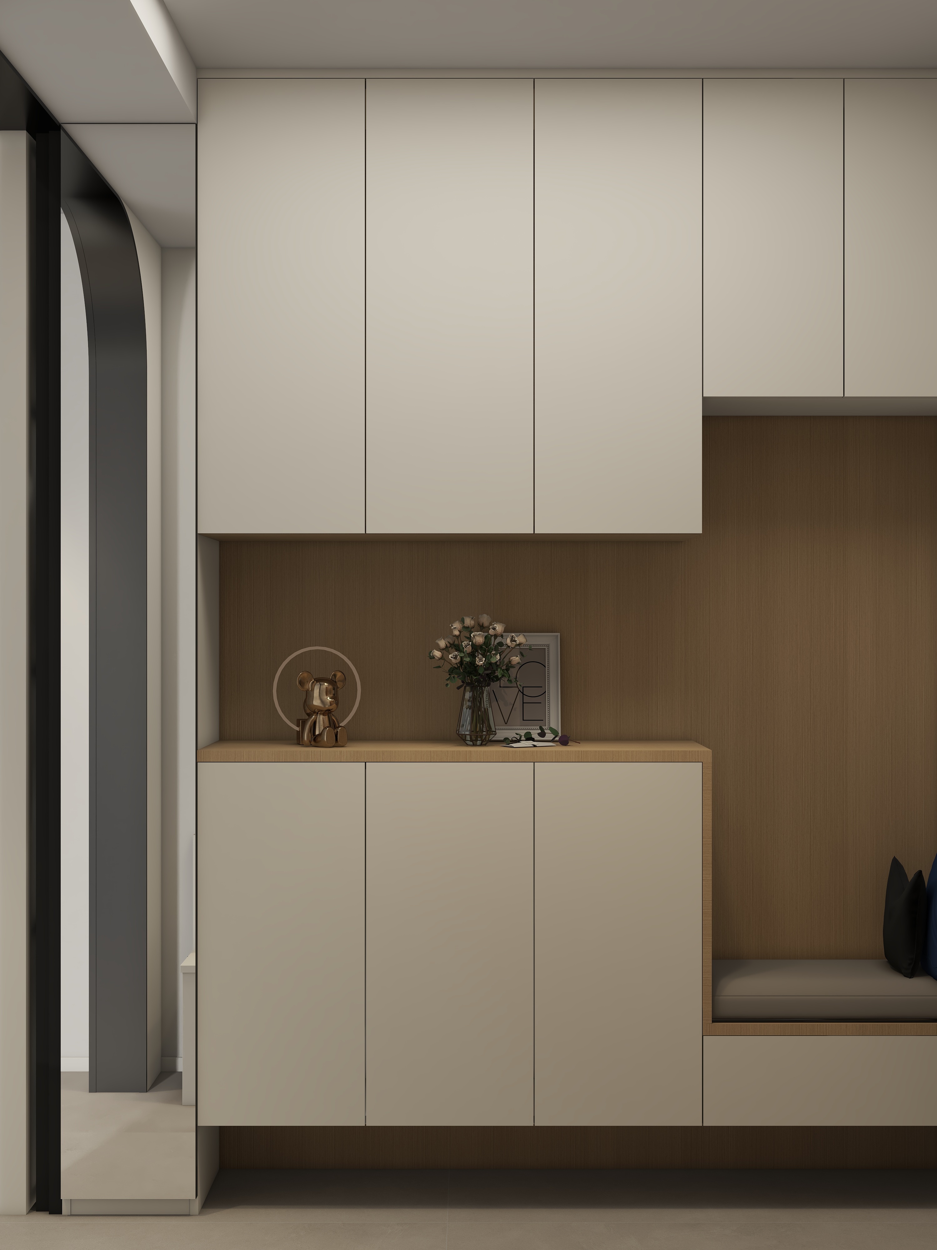 设计师珂源-万科嘉园原木61㎡2室装修效果图