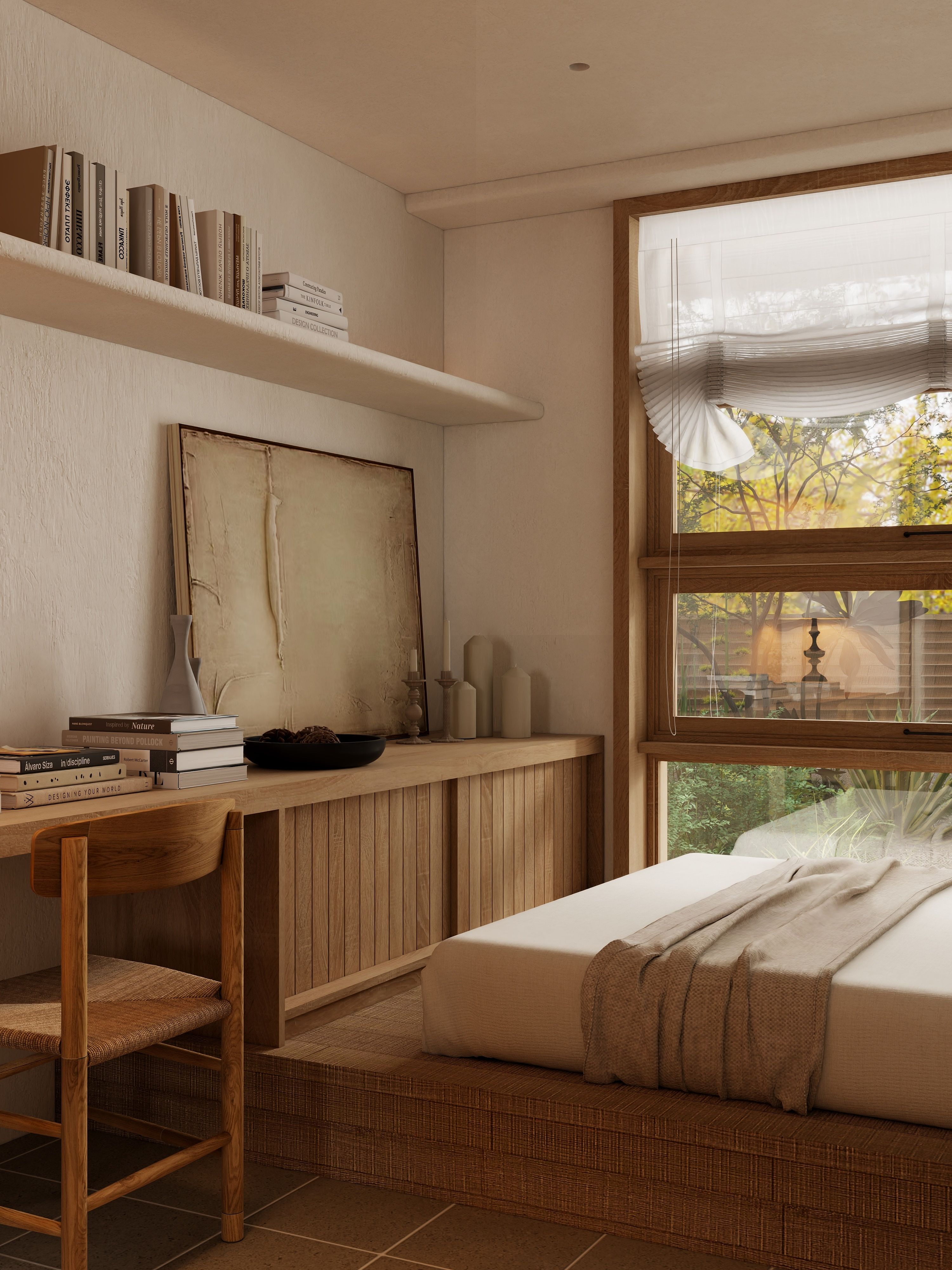 熬暖酱-重庆龙湖学樘府南法自然主义私宅一层女儿房装修效果图第3张