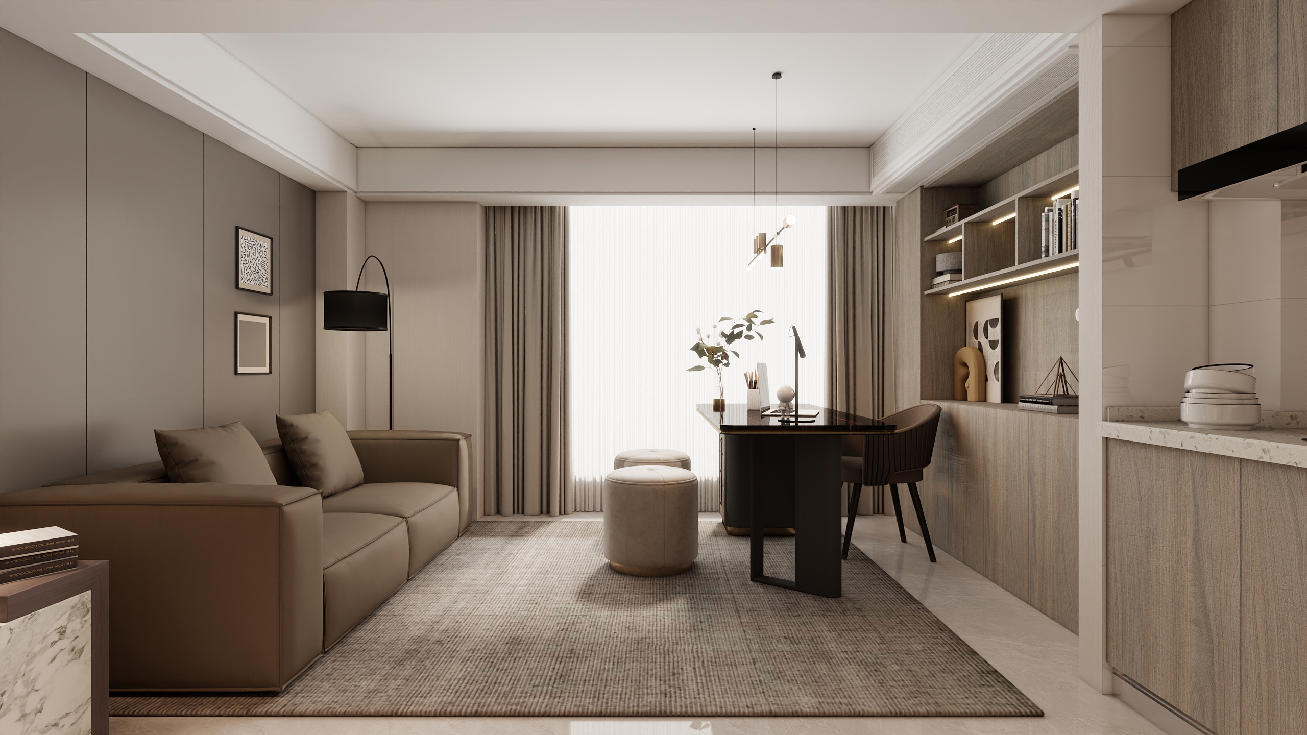 如斯1998-汇金国际公寓60㎡-装修设计方案