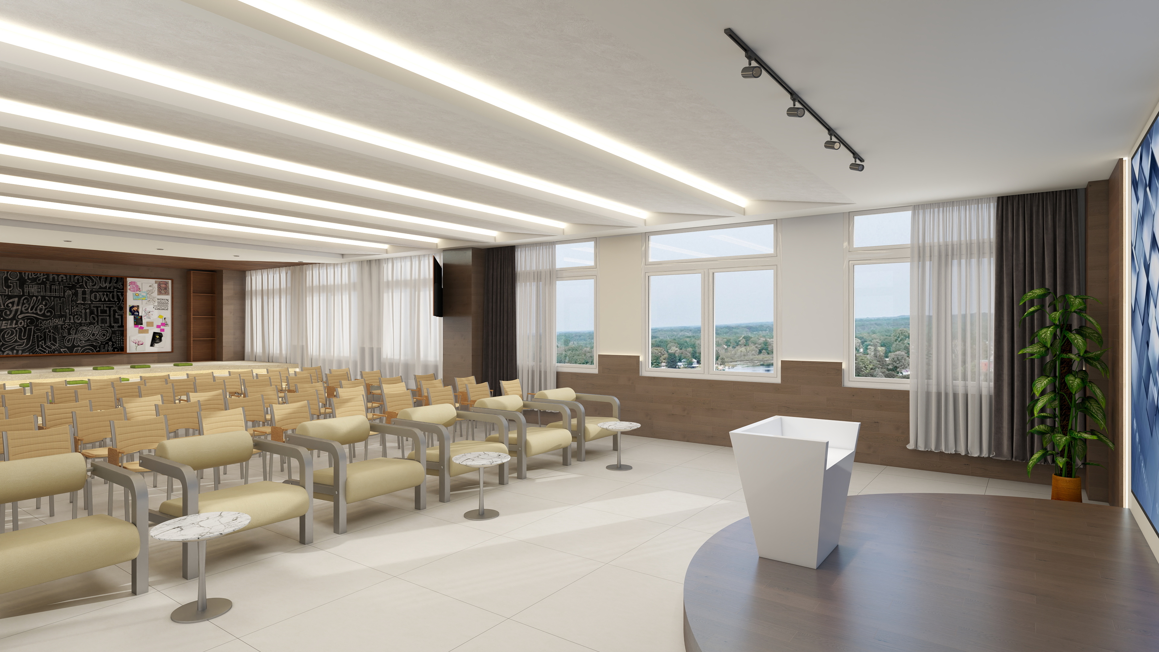 懈怠月光-路演中心-装修设计方案