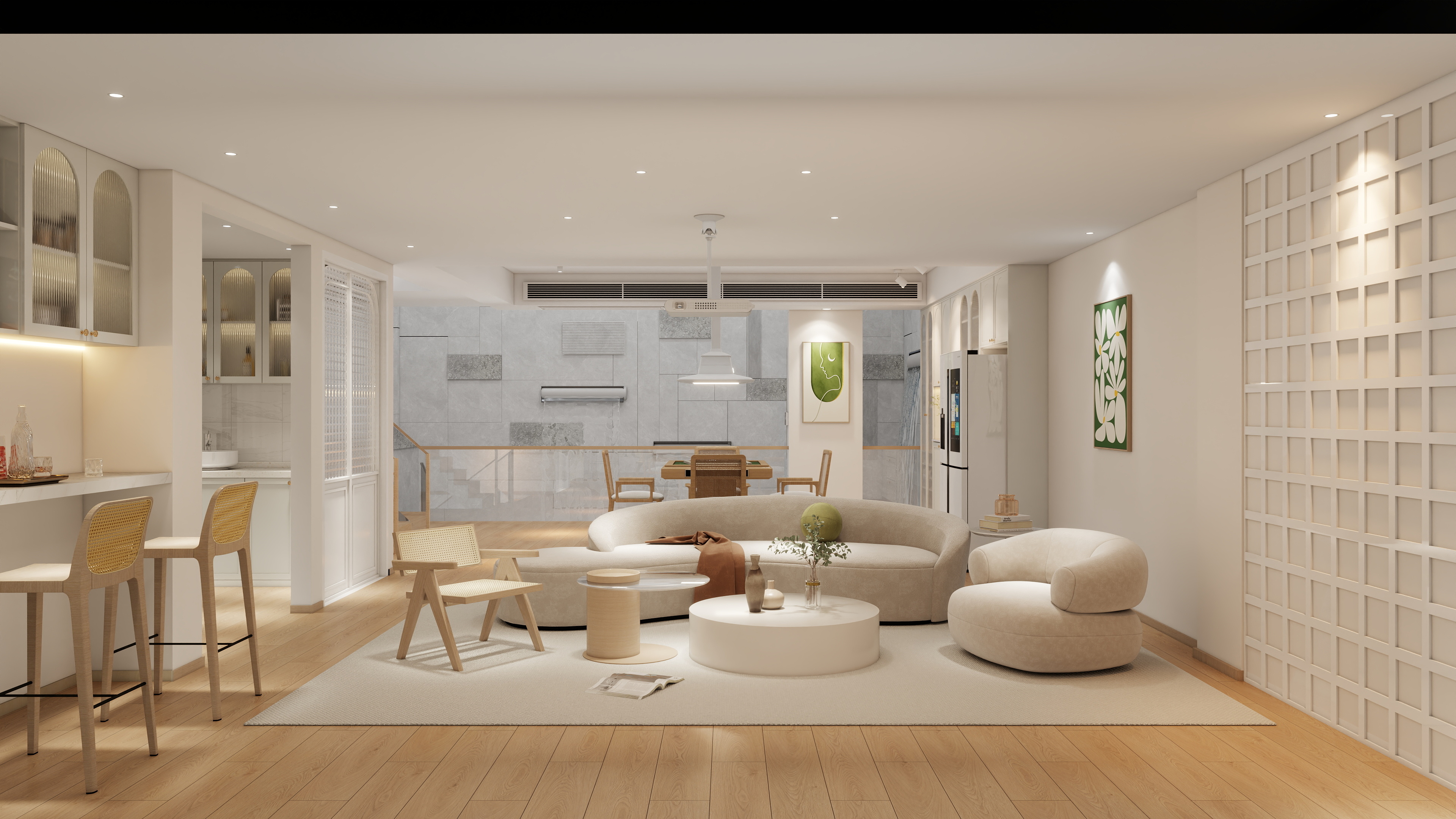 栖合设计-地下室二楼-装修设计方案