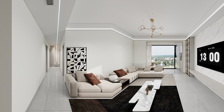 炅楷四象空间局-远大美域-旧房局部翻新-装修设计方案