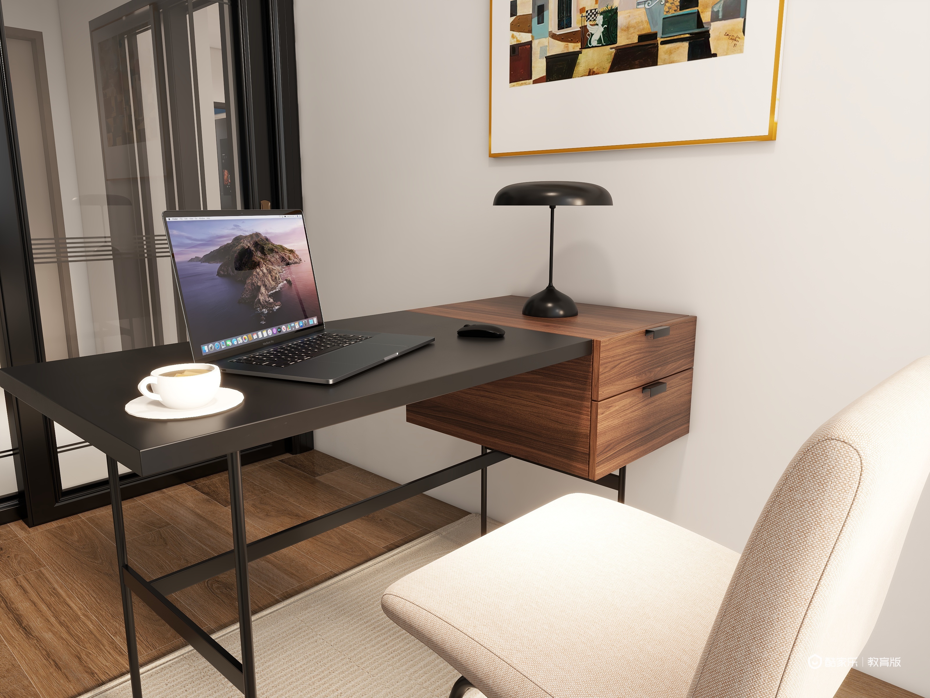 小胖777-南宁华南城江南华府混搭127㎡4室装修效果图