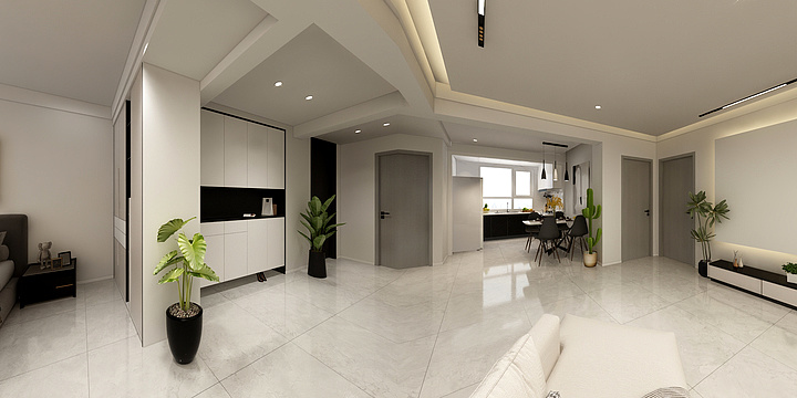 峰少出品的-智鼎中心7-1-201效果图-装修设计方案