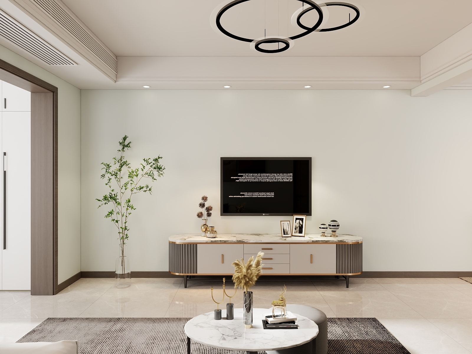 设计师如一-和谐园小区91㎡2室-装修设计方案