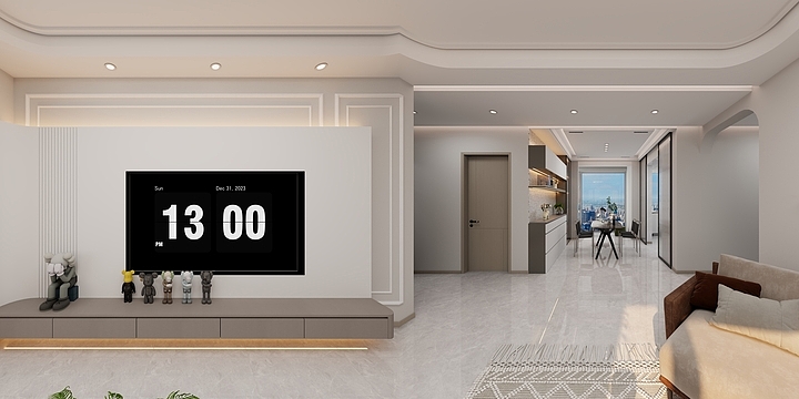 性感的妖娆哥-臻园128平意式极简9.10-装修设计方案