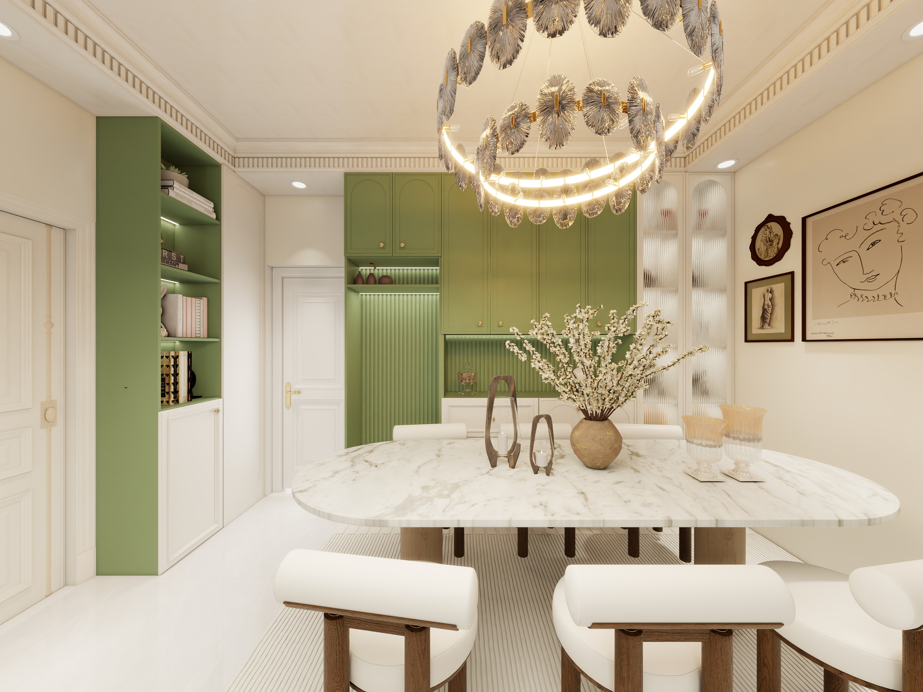 老宇设计-法式奶油-装修设计方案