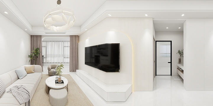 王玲-居和幸福里3栋2201室-装修设计方案