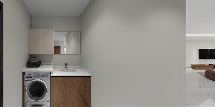 森垣家居-保利朗阅不改入户门方案3-装修设计方案