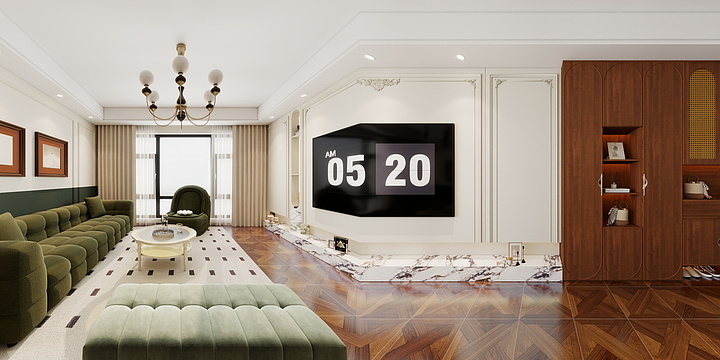 设计师-曾赛-中古-装修设计方案