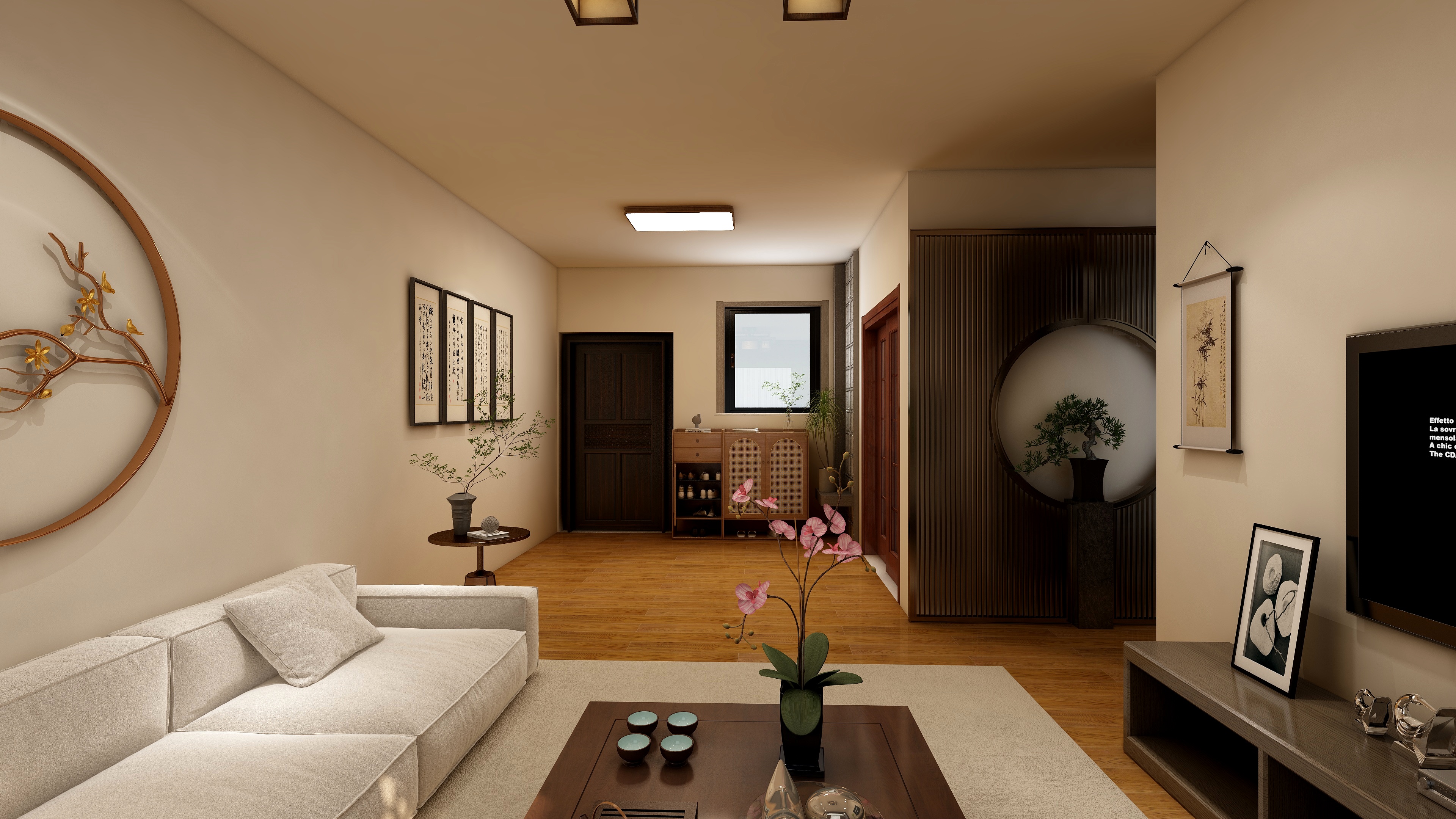 青卿设计-红岩新苑装修效果图