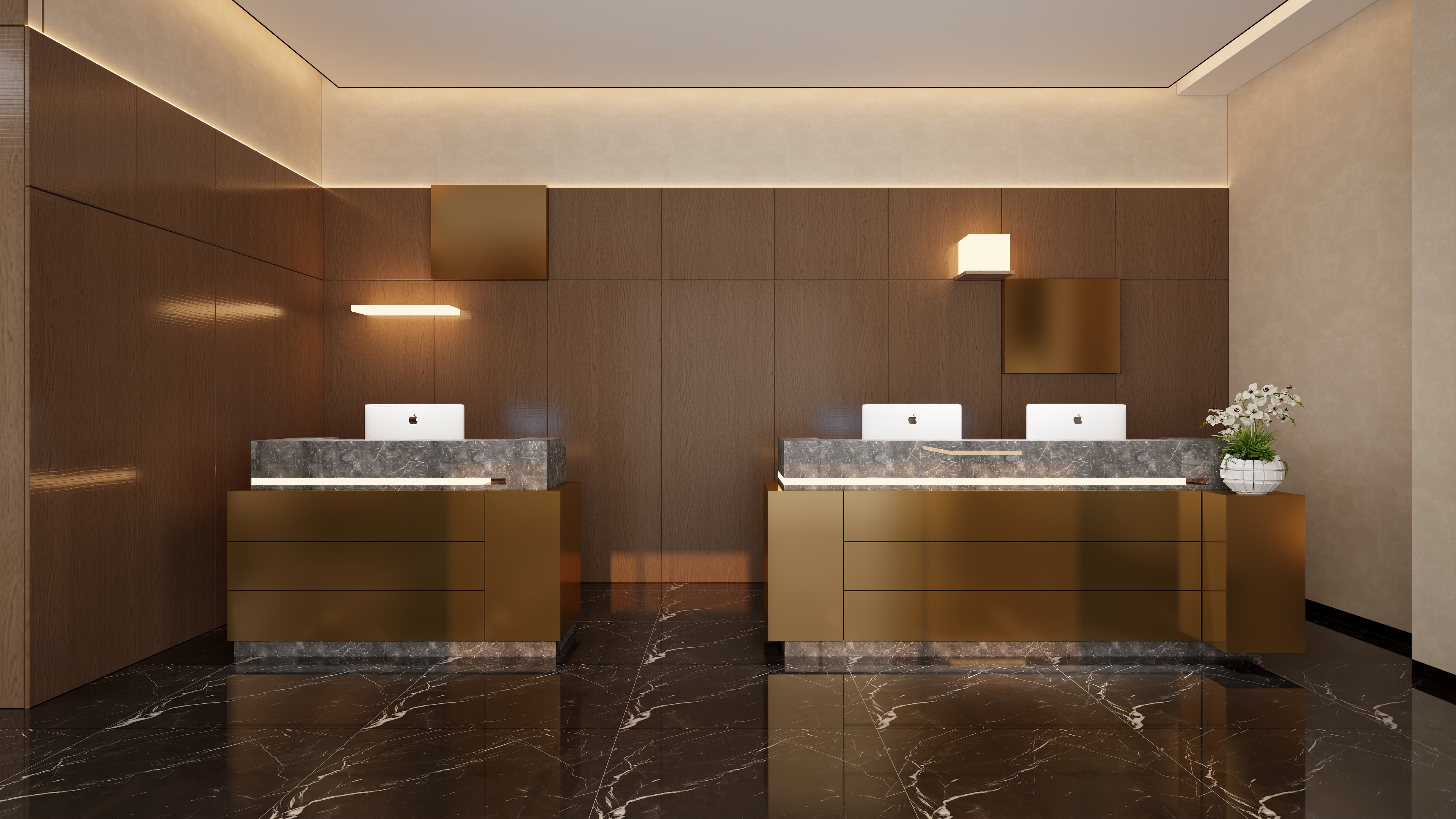 挽苏--工装+317㎡+酒店大厅-装修设计方案