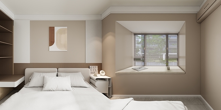 智炎装饰-啟福城4-1-408-新中式-装修设计方案