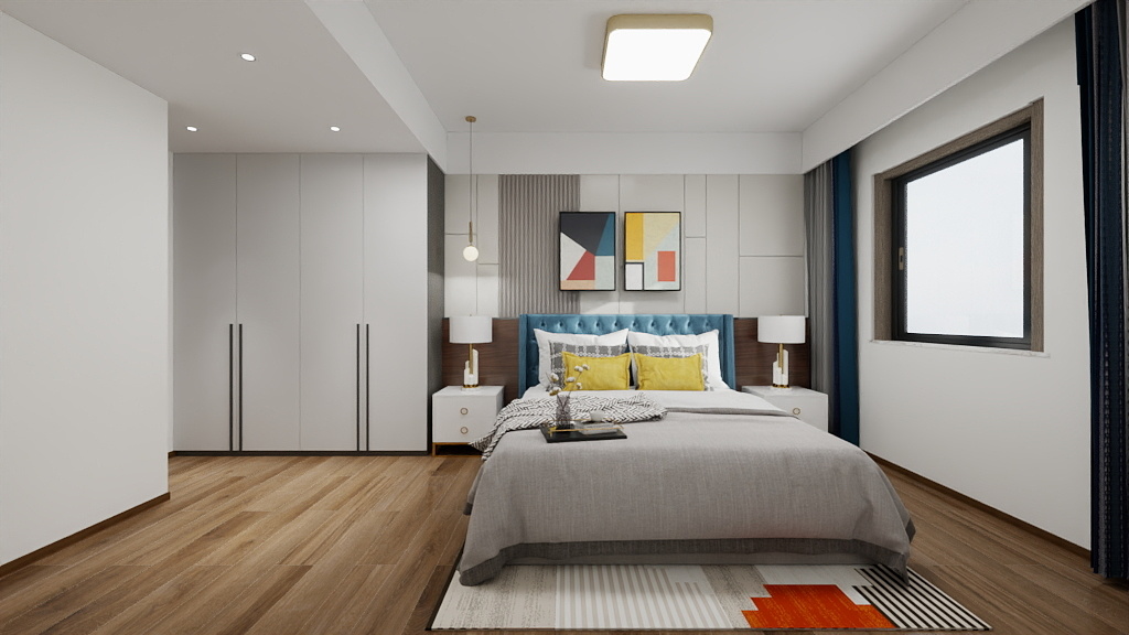 禅静空间-CAD户型95㎡-装修设计方案