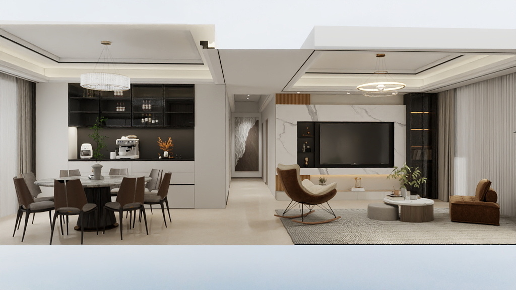 Avery晓凡-客餐厅-装修设计方案